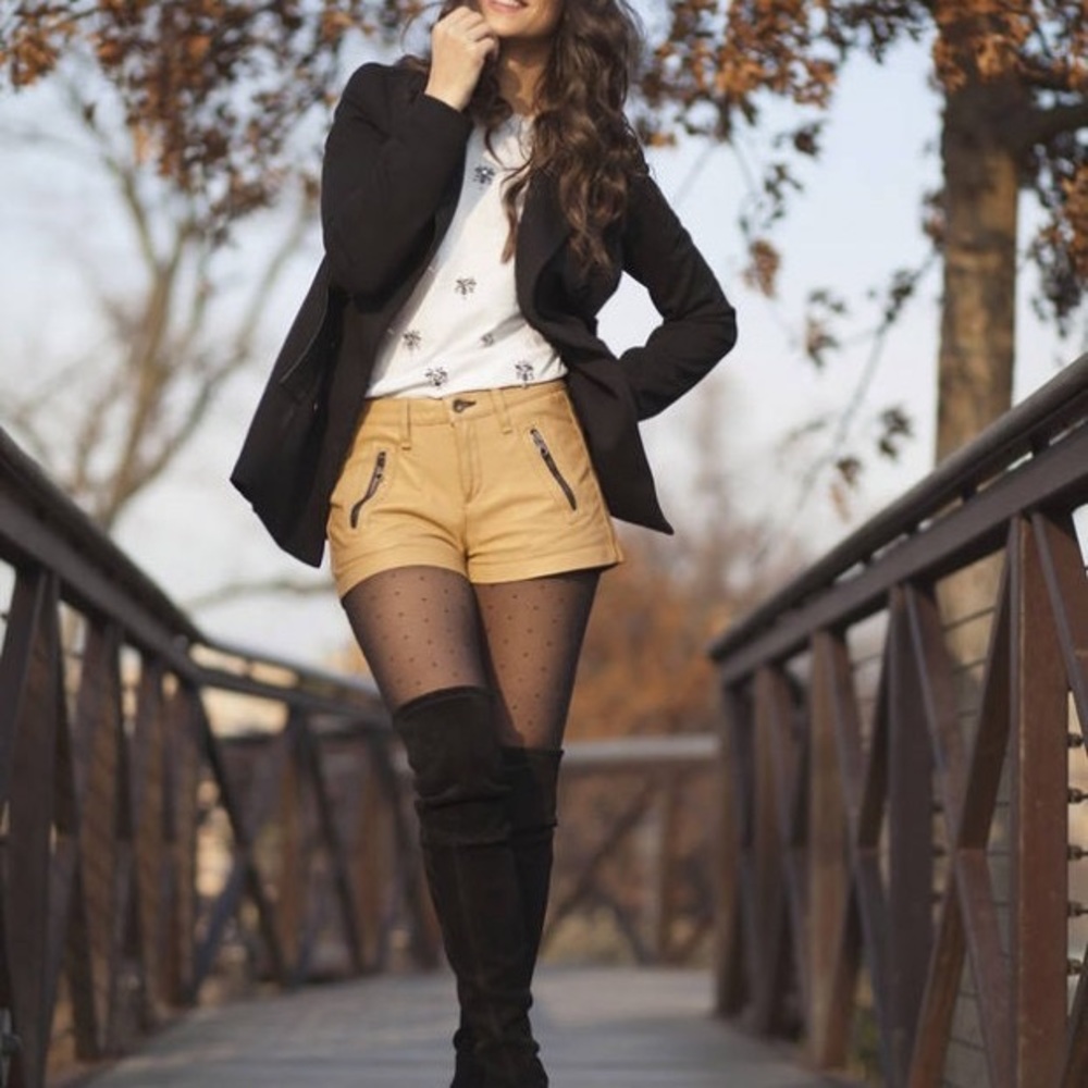 Rag & Bone leather shorts - size 24